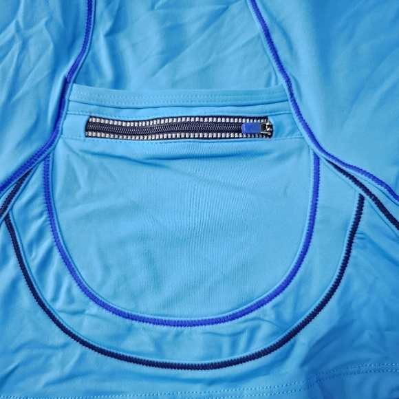Athleta Blue Workout Running Yoga Tank Top Size Small - Picture 6 of 11
